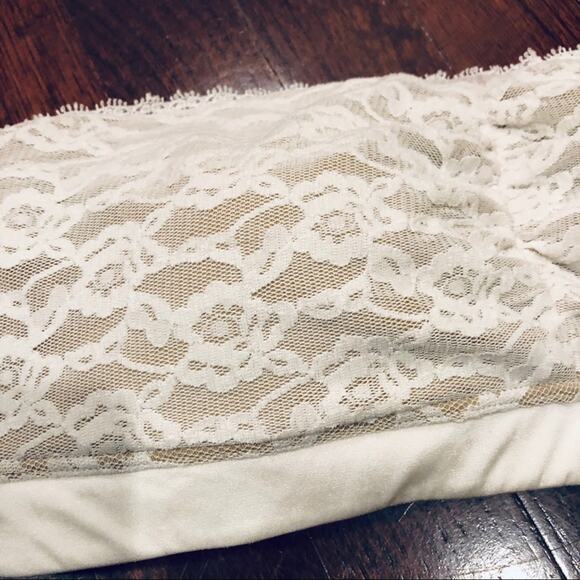 MAIDENFORM Bandeau Lace Bra Top (off white) - Picture 4 of 6